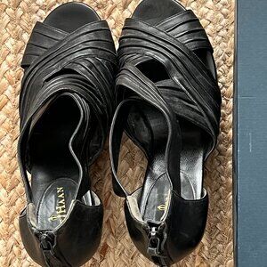 Cole Haan, Platform, Wedge Peep Toe Sandal
